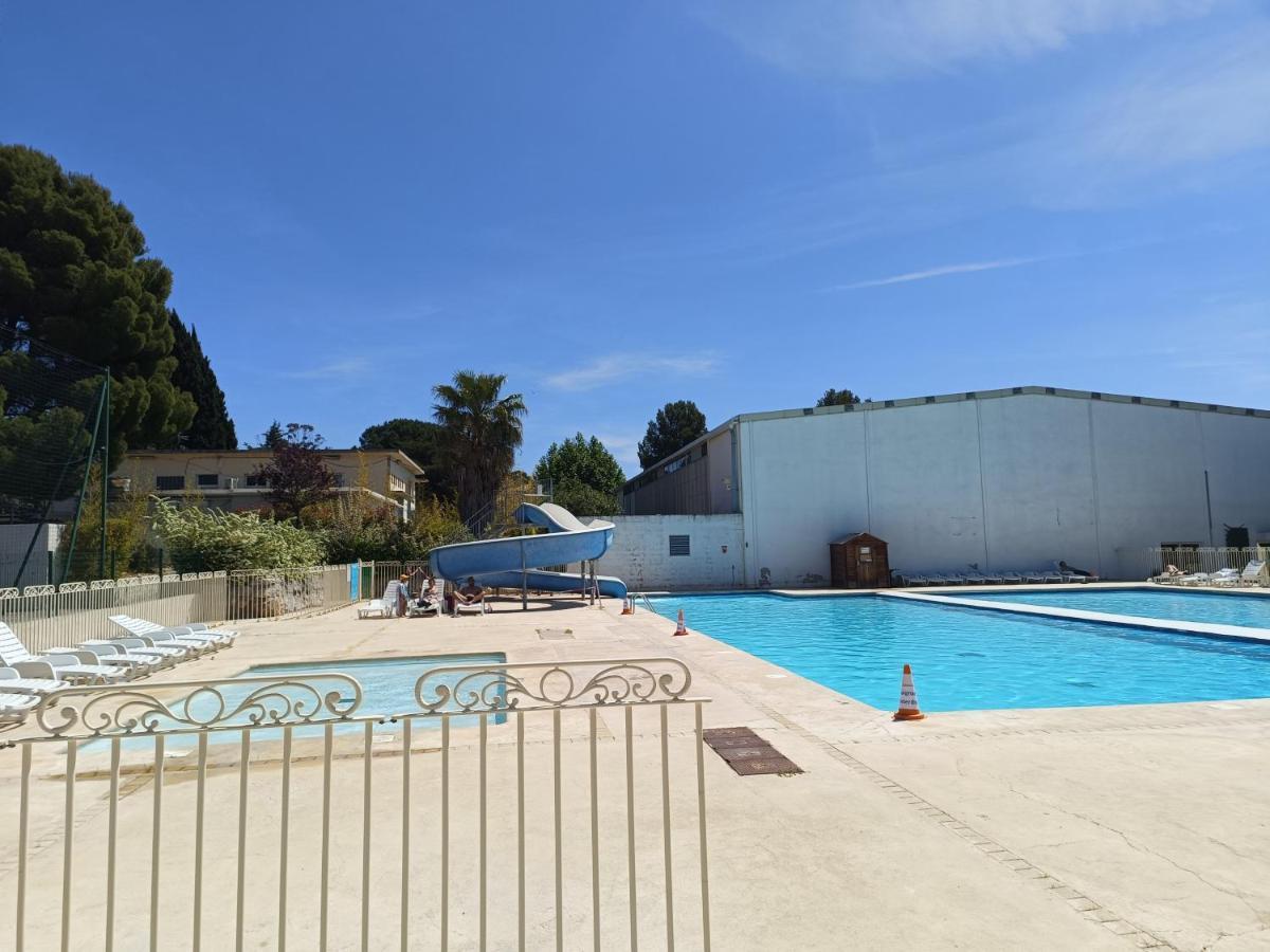 Suite 1 Chambre, 1 Sejour, Climatise, Piscines, 400M De La Mer 拉隆德莱丝莫里斯 外观 照片